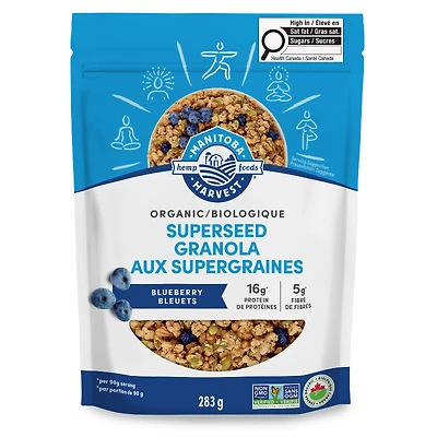 Manitoba Harvest Hemp Yeah Organic Granola - Blueberry - 283g