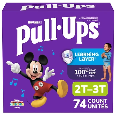 Pull-Ups Boys Potty Training Pants - 2T-3T - 74 Count