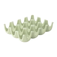 MEDICI CERAMIC EGG TRAY in Green