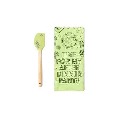 TWO LEFT FEET TOWEL/SPATULA