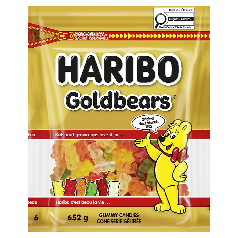 Haribo Goldbears Gummy Candies - 652g