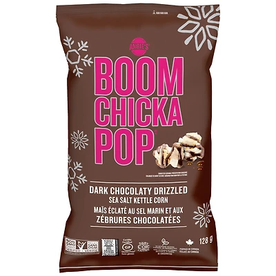 Angie's Boomchickapop Popcorn - Dark Chocolaty Drizzled Sea Salt Kettle Corn - 128g