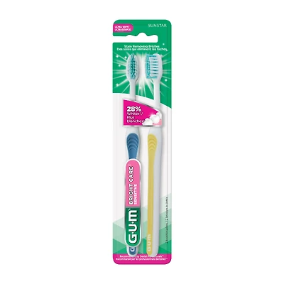 GUM T/B BRIGHTCARE SENSITIVE 2PK/ULTRASF