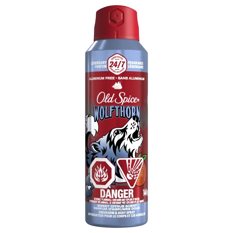 Old Spice Body Spray - Wolfthorn - 144g