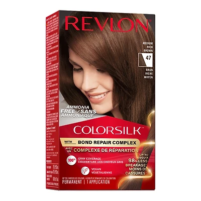 REVLON COLORSILK BOND REPAIR MED RICH BR in Brown