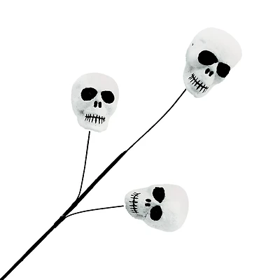 HALLOWEEN SPRAY SKULLS X3 in White