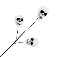 HALLOWEEN SPRAY SKULLS X3 in White