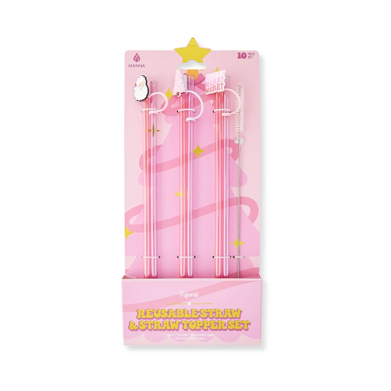 MANNA XMAS STRAWTOPPER SET