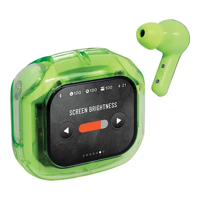 HELIX TRANSLUCENT TW EARBUDS in Green