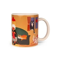 KIKKERLAND CATLADY MORPH MUG
