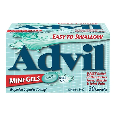ADVIL MINI-GELS 30'S Size 30s