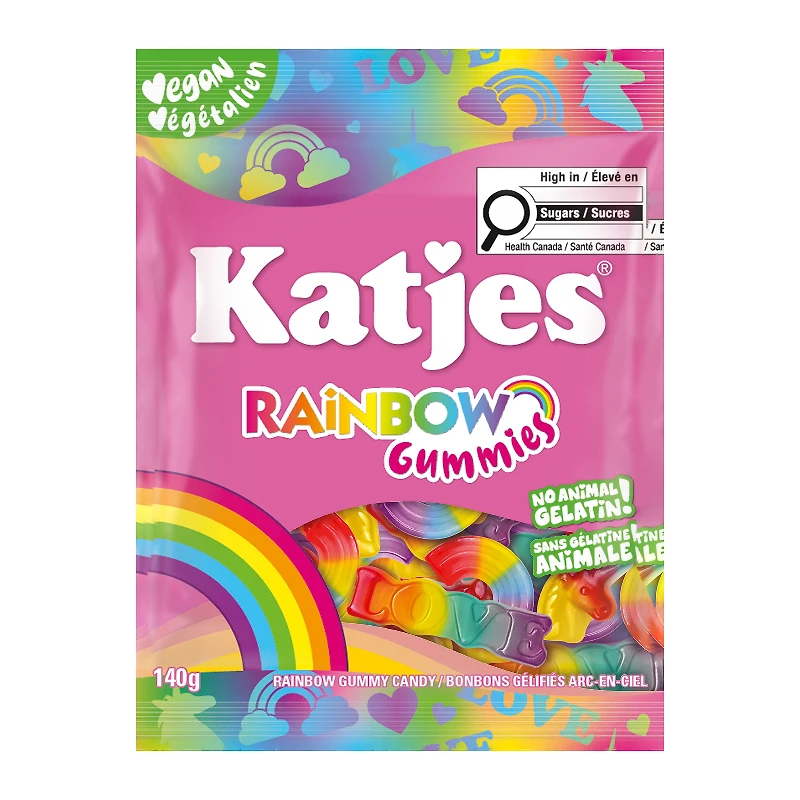 KATJES GUMMIES RAINBOW 140G