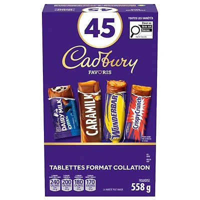 CADBURY ASST. CHOCOLATE 45'S/558G