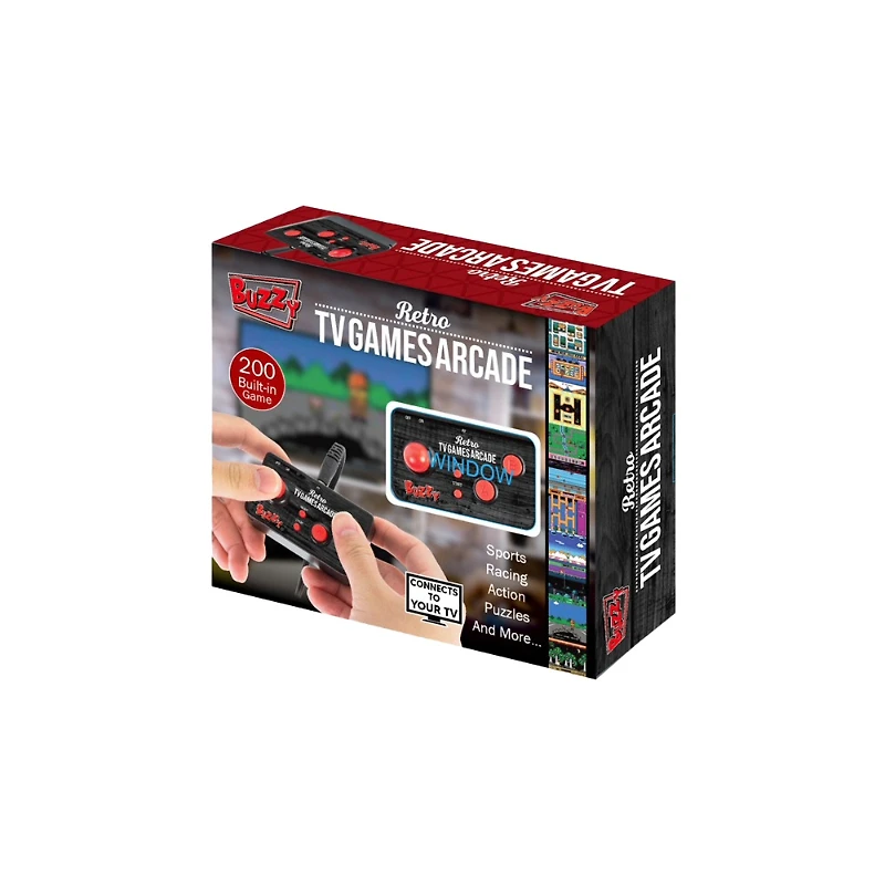 FINELIFE RETRO TV GAMES in Black