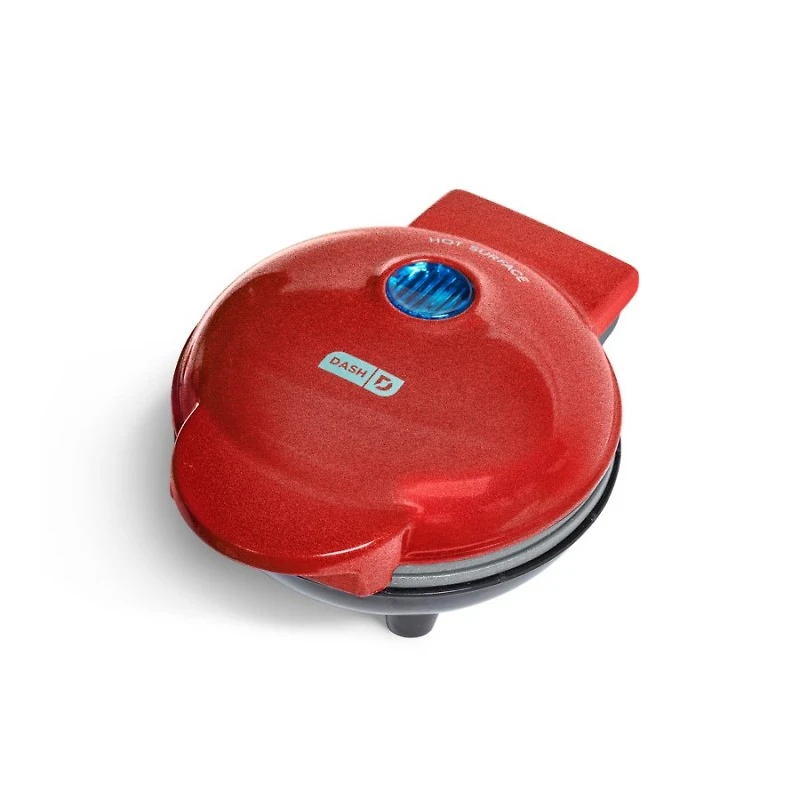 DASH MINI WAFFLE MAKER in Red