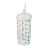 MANNA DOME GLASS TMBL W/STRW