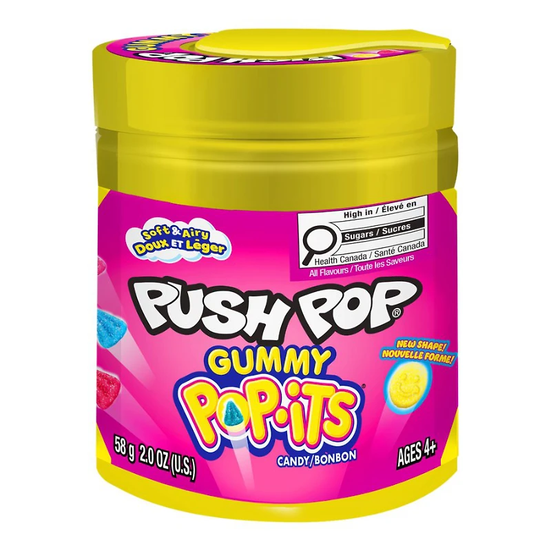 Push Pop Pop-Its Gummy Candy - 58g
