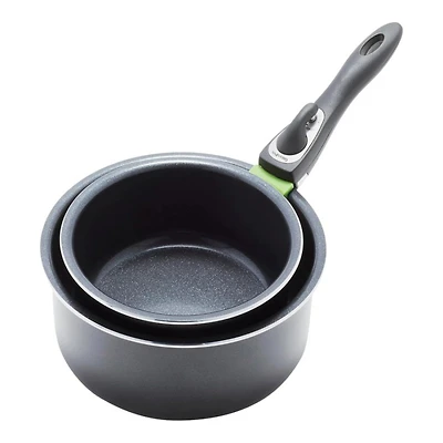 GREENPAN CLIP SAUCEPANS