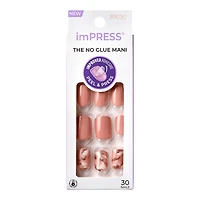 ImPRESS Press-on Manicure False Nails Kit - Short - Kingdom - 30's