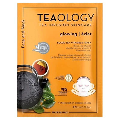 Teaology Black Tea Vitamin C Sheet Mask - 21ml