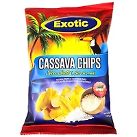 EXOTIC CASSAVA CHIPS SALTED 150G
