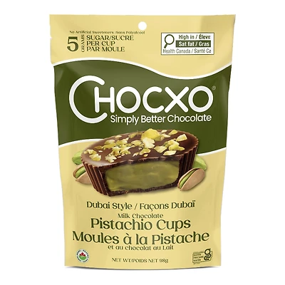 CHOCXO CUPS DUBAI STYLE 98G