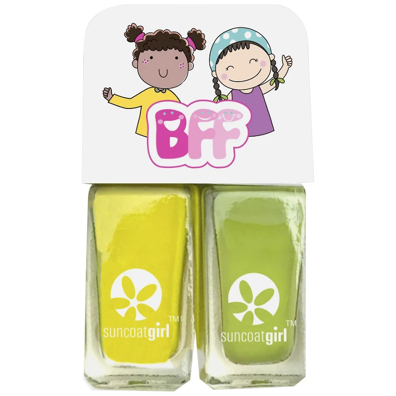 SUNCOAT GIRL DUO NAIL KIT LOVELIES in Green