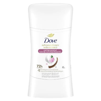 Dove Advanced Care Caring Coconut Antiperspirant Stick - 45g