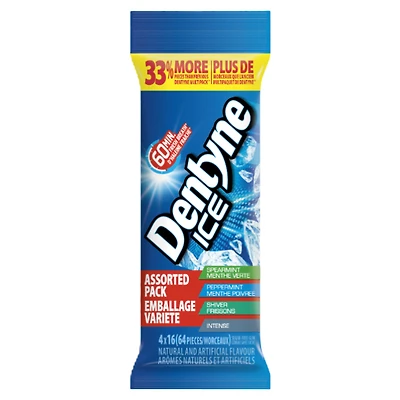 DENTYNE ICE ASSORTED 4X12PCE