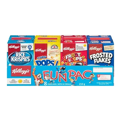 Kelloggs Fun Pack Cereal - 210g