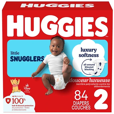 Huggies Lil Snugglers Diapers Size SIZE 1 96'S - SIZE 1  96'S
