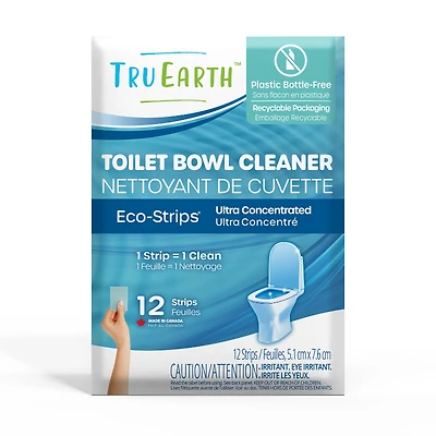 Tru Earth Toilet Bowl Cleaner Ultra Concentrated Eco-Strips - 12s