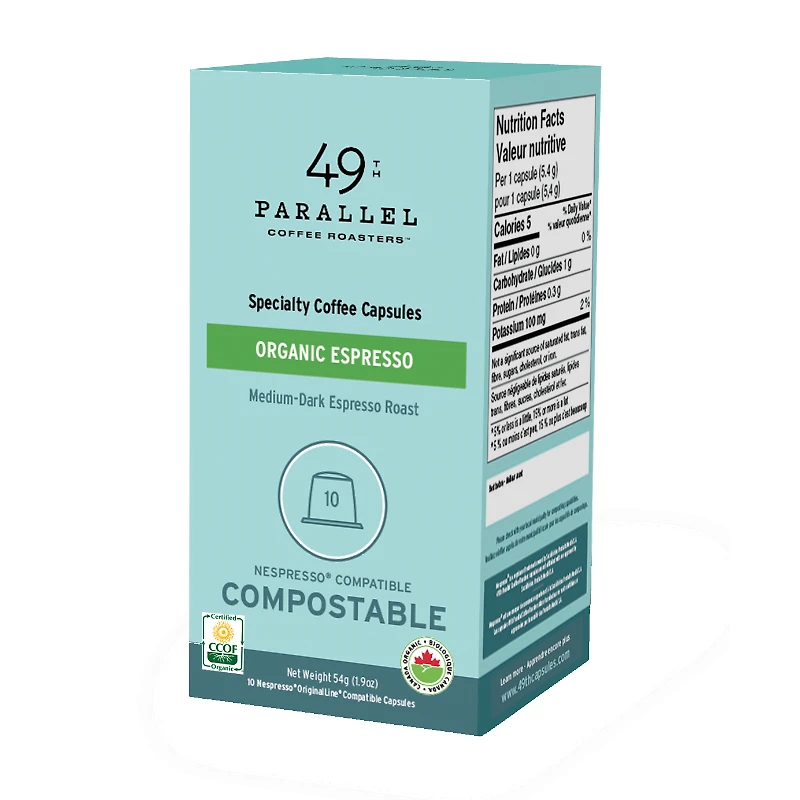 49th Parallel Coffee Roasters Deja Vu Coffee Capsules - 10s