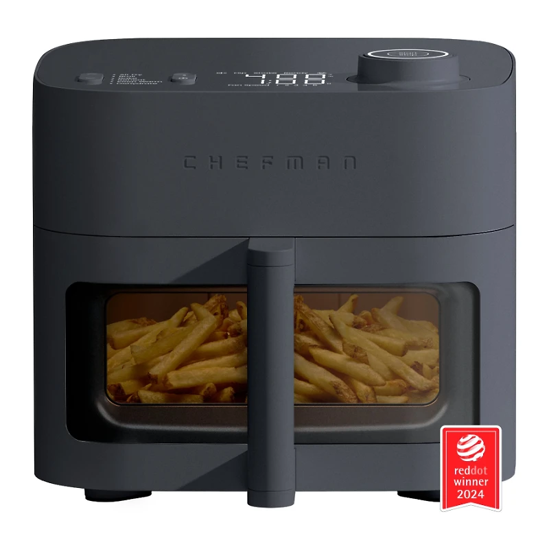 CHEFMAN CRISPINATOR A/FRYER RJ38-T1-MID in Black