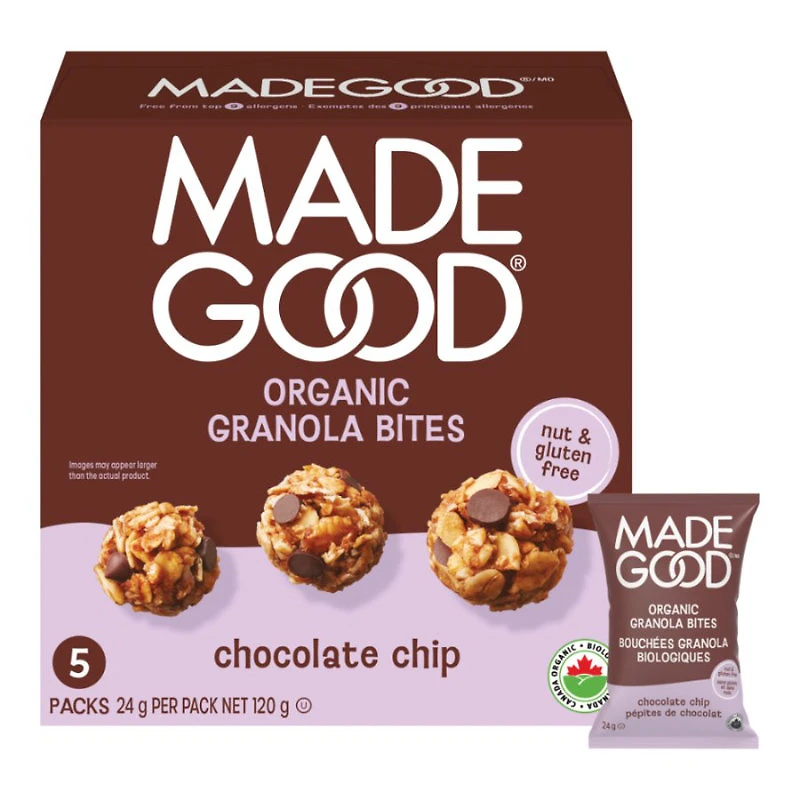 Made Good Granola Minis - Chocolate Chip - 5PK/120g