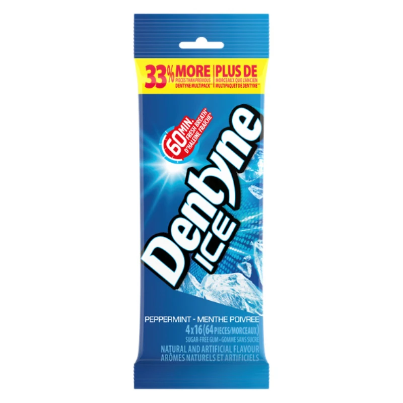 DENTYNE ICE PEPPERMINT 4X12PCE
