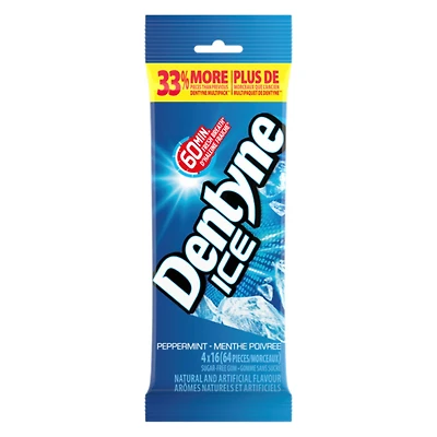 DENTYNE ICE PEPPERMINT 4X12PCE