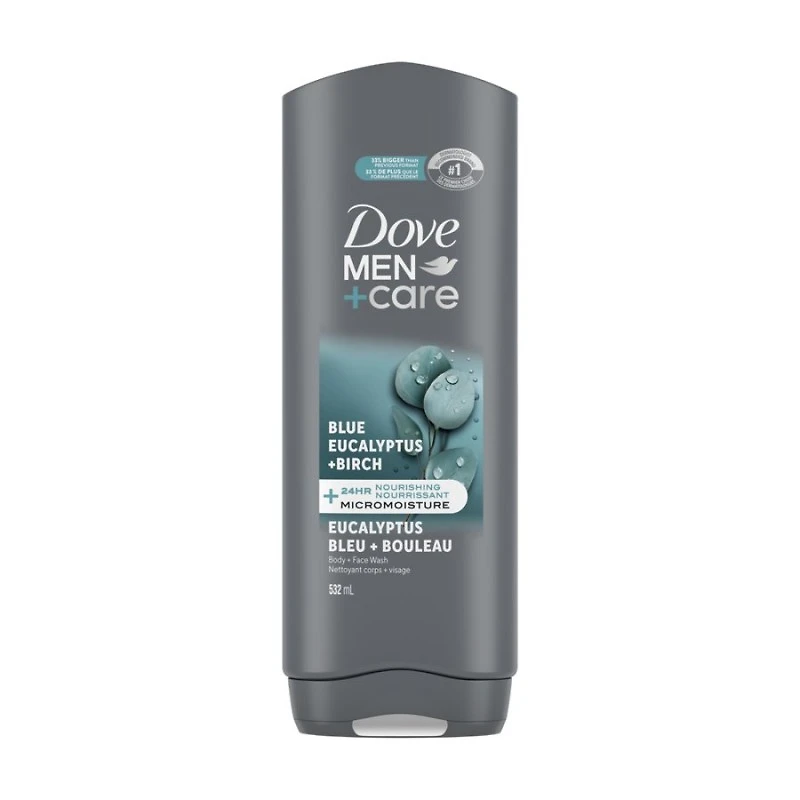 DOVE MEN BODY WASH B EUCALYP 532ML