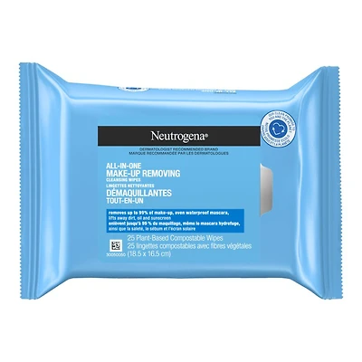 Neutrogena All-in-One Make-up Removing Wipes - 25's