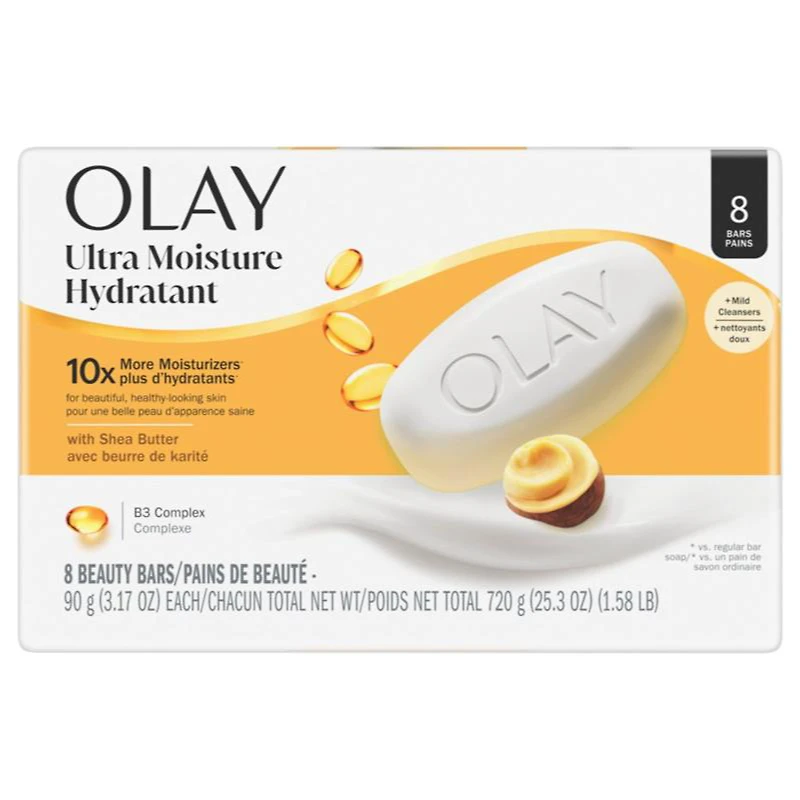 OLAY BEAUTY BAR ULTRA MOIST 8X90G