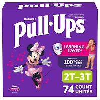 Pull-Ups Girls Potty Training Pants - 2T-3T/16-34 lbs - 74 Count