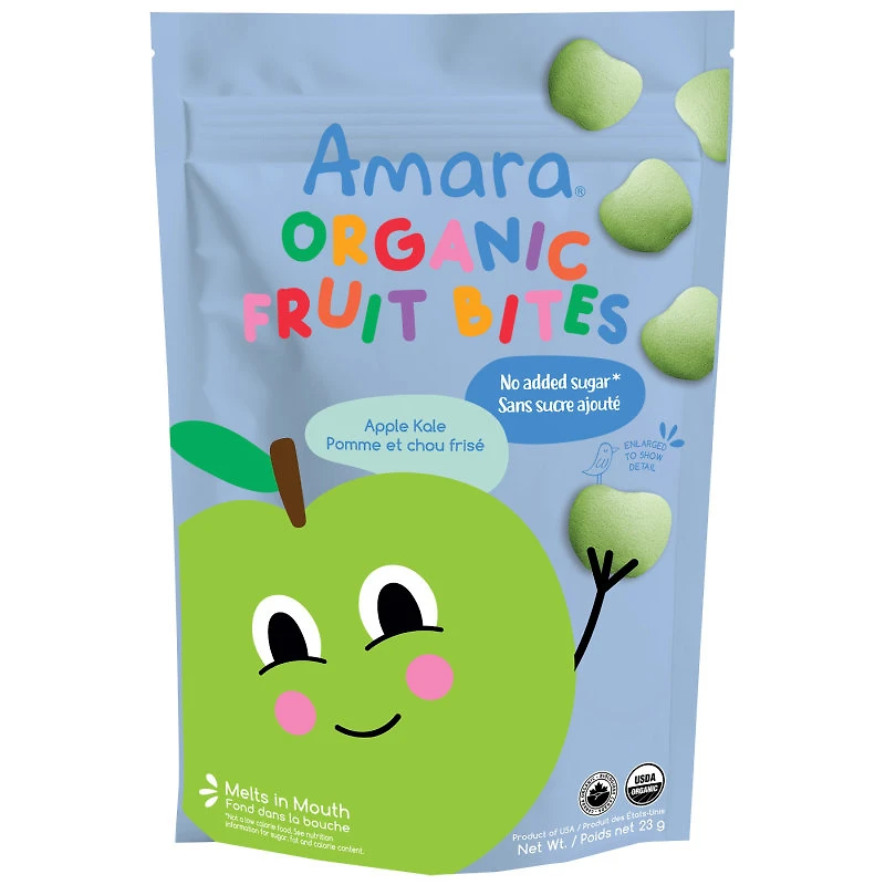 AMARA APPLE/KALE FRUIT BITES 23G