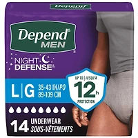 Depend Night Defense Men's Incontinence Underwear - 14 x Large