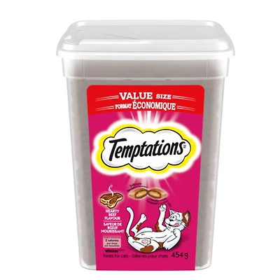 Whiskas Temptations - Beef - 454g