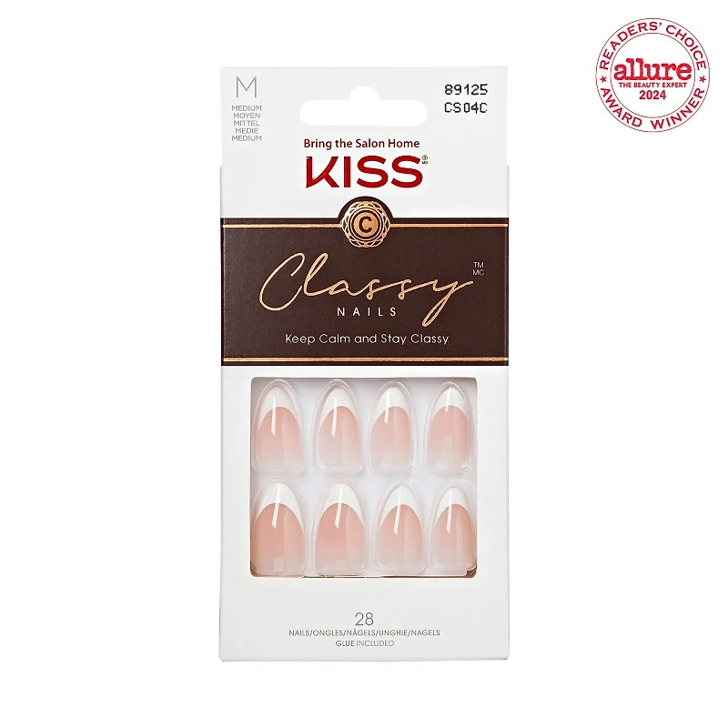 KISS Classy False Nails Kit - Medium - Dashing - 28's