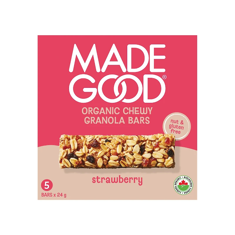 Made Good Granola Bars - Strawberry - 120g/5pk