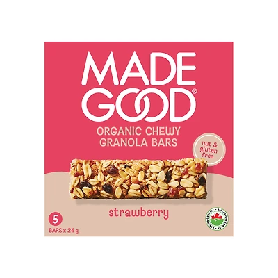 Made Good Granola Bars - Strawberry - 120g/5pk