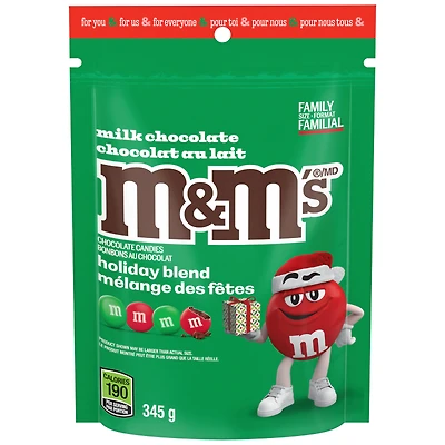 M&M's Holiday Mix Chocolate Candies - Milk Chocolate - 345g