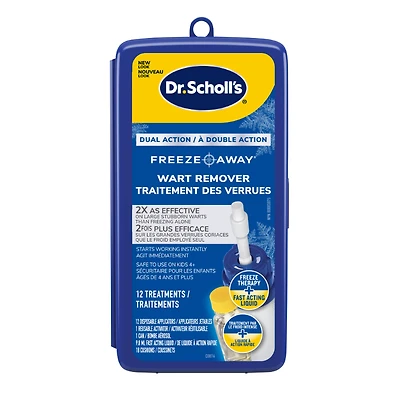 Dr. Scholl's Dual Action Freeze Away Wart Remover - 12 Applications