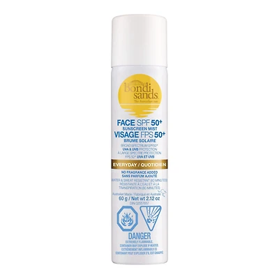 BONDI SANDS SUN/S FACE MIST 60G/SPF50